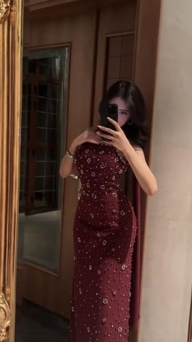 فستان شيفون كرستال