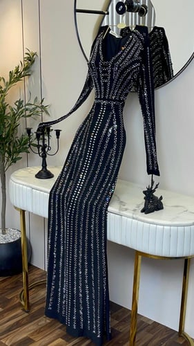 فستان كرستال استرتش