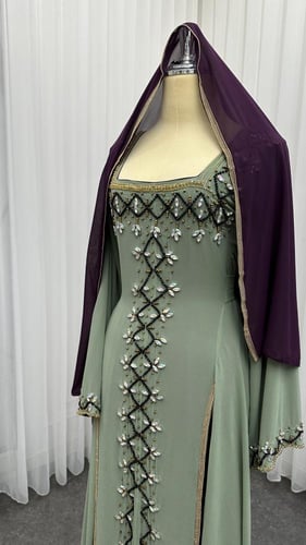 جلابيه شيفون طرحه