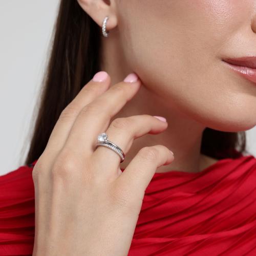 Solitaire Bridal Ring Set