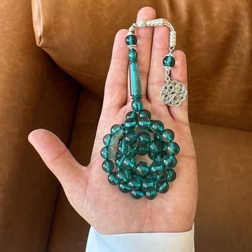 سبحة بكلايت زمردي