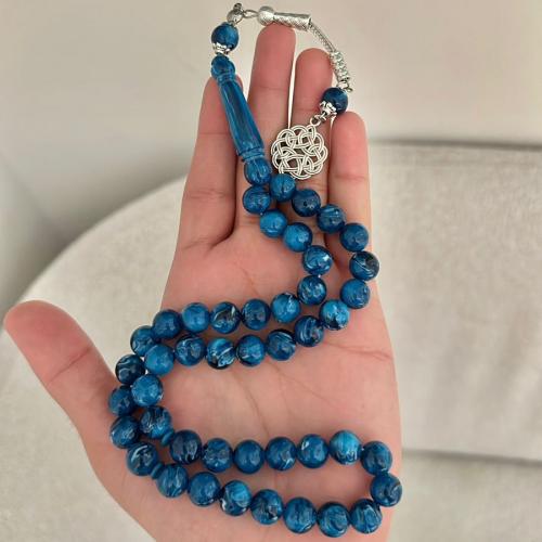 سبحة بكلايت سماوي مخلوط