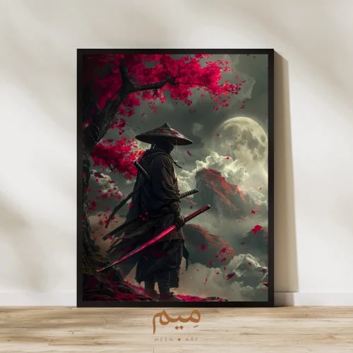 لوحة جدارية يابانية - Ghost of Tsushima
