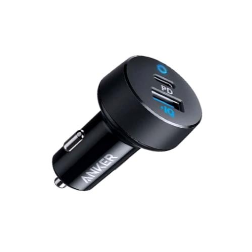 شاحن سيارة بقوة 35 واط بمنفذ PD ومنفذ USB سريع - ا...