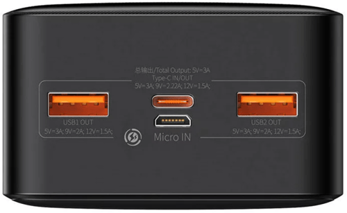 بطارية متنقلة سعة 30000 تدعم الشحن السريع 20 واط -...