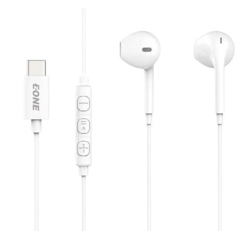 سماعة رأس سلكية تايب C، أبيض