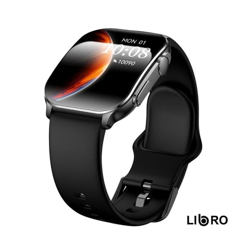 ساعة الذكية بتصميم منحني أنيق بقياس 2.01 بوصة وسوا...