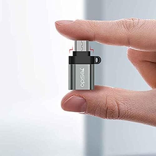 وصلة محول OTG GS-07 ميكرو الي USB3.0 أسود/رمادي