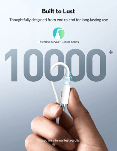 كيبل تايب سي الى تايب سي 1 متر - ابيض