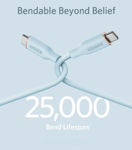 كيبل باور لاين فلو تايب سي الى تايب سي 1.8 م - ازر...