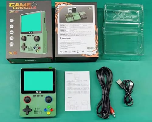 جهاز ألعاب محمول X6 أكثر من 10000 لعبة كلاسيكية