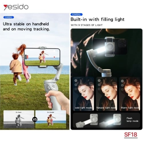يسيدو عصا سيلفي مانع الاهتزاز للتصوير SF18