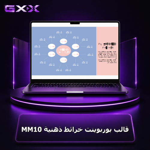 قالب بوربوينت خرائط ذهنية MM10