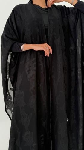 عباية شيفون مشجرة