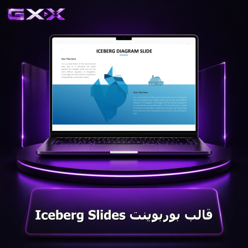 قالب بوربوينت Iceberg Slides