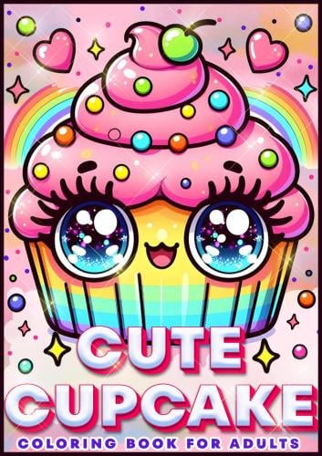 كتاب تلوين Cute CupCake
