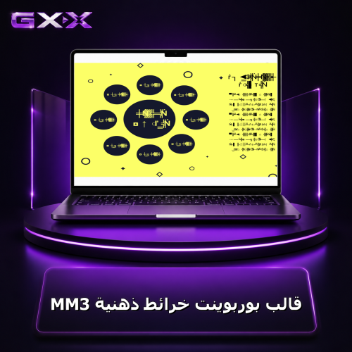 قالب بوربوينت خرائط ذهنية MM3