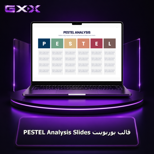 قالب بوربوينت PESTEL Analysis Slides