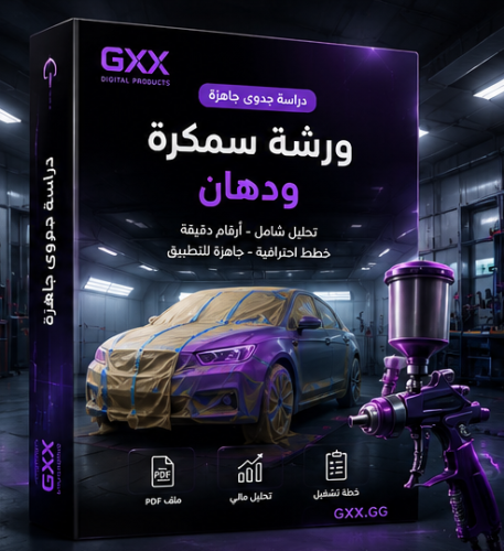 دراسة جدوى ورشة سمكرة ودهان سيارات