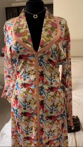 Colorful collar shirt