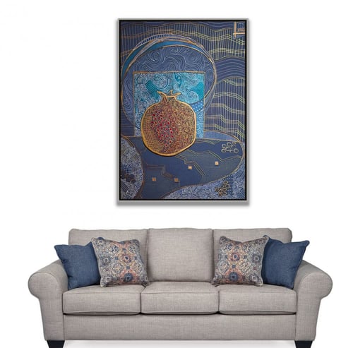 لوحة جدارية تجريدية رقم F23-1