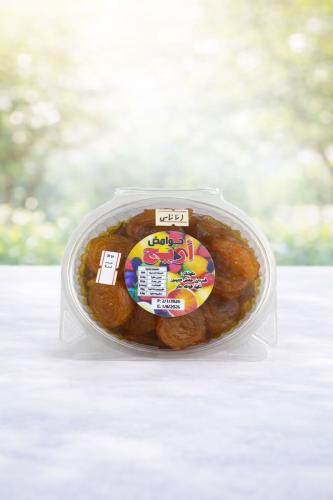 Qamar al-Din with sauce flavored with pineapple