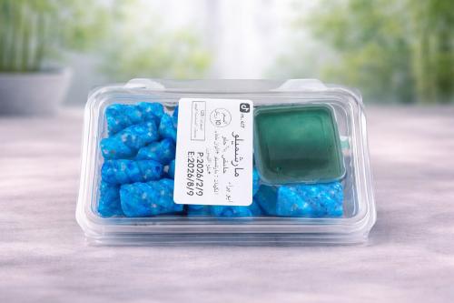 Marshmallow with sweet sour sauce