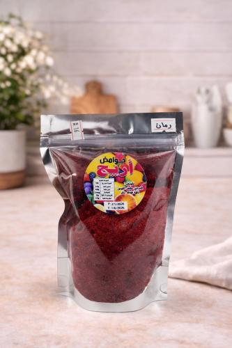 Qamar al-Din with a tangy flavor of pomegranate