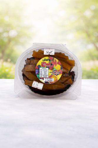 Qamar al-Din with sauce flavored with sour cola