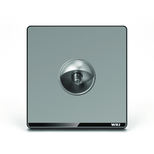 Isolated Coaxial Outlet Whj فيش دش لون رمادي (وهج)