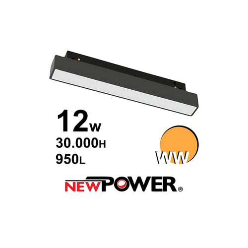 12W Warm White Magnetic Light - مصباح مغناطيسي داف...