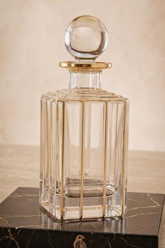 زجاجة عطور فاخرة 450 مل الشكل الجديد بغطاء ميل زجا...