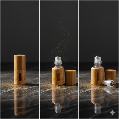 ربع توله خشبي _ رتان 3 مل 12 قطعه