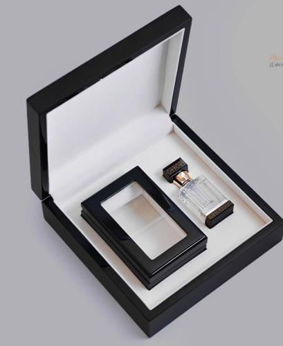 كرستال ربع توله مع اوقية خشب KT801 صندوق فاخر يحتو...