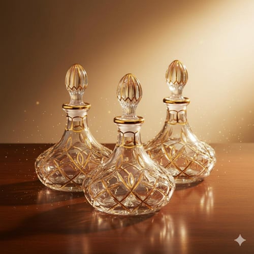 زجاج عطور G1 -زجاج عطور بشكل مميز مجوف من الأسفل و...