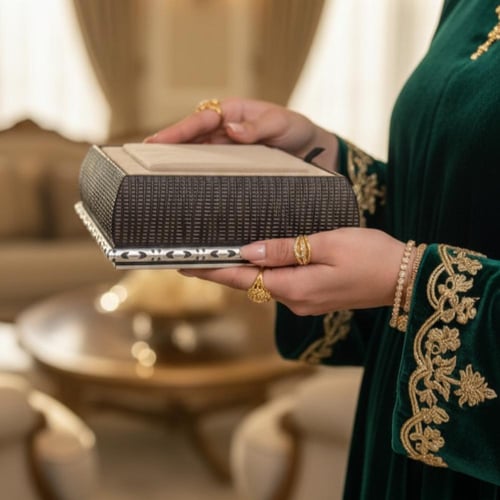صندوق برواز ملكي مطرز مصنوع من خامات عاليه الجوده...