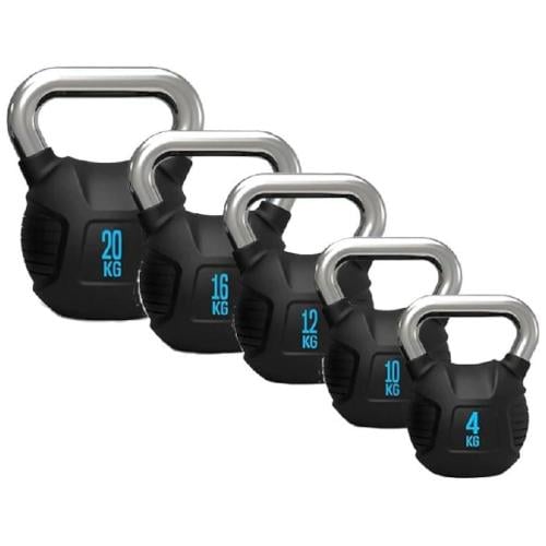 مجموعة كيتلبيلز مطاطية مميزة من لايف برو (من 4 كجم...