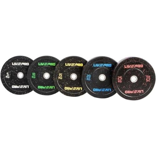 أوزان مطاطية سوداء من لايف برو LP8026 - مجموعة من...