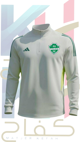 سويتر تمارين الاهلي السعودي الرمادي الجديد 2026