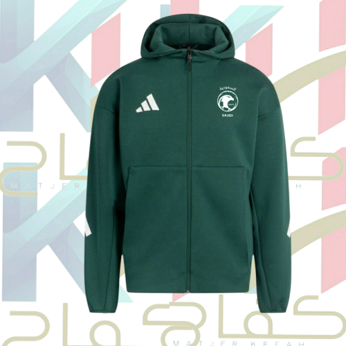 جاكيت شتوي المنتخب السعودي الاخضر الجديد 2026