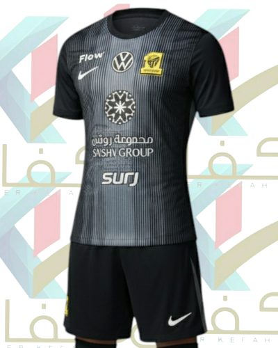 طقم حارس مرمى الاتحاد السعودي الاسود الجديد 2026