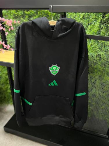 بلوفر شتوي نادي الاهلي السعودي الاسود الجديد 2026