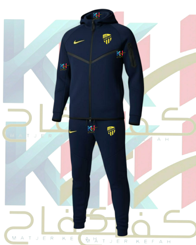 طقم كاجول شتوي الاتحاد السعودي الكحلي الجديد 2026