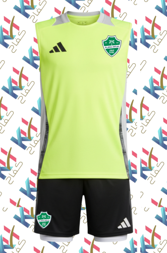 طقم تمارين كت الاهلي السعودي الفسفوري الجديد 2026