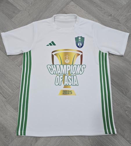 تيشيرت أبطال آسيا النخبة الاييض الجديد 2025