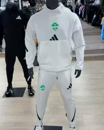 طقم شتوي الاهلي السعودي الأبيض الجديد 2026