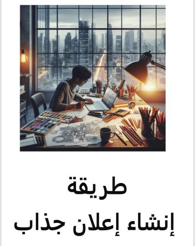 طريقة انشاء اعلان جذاب