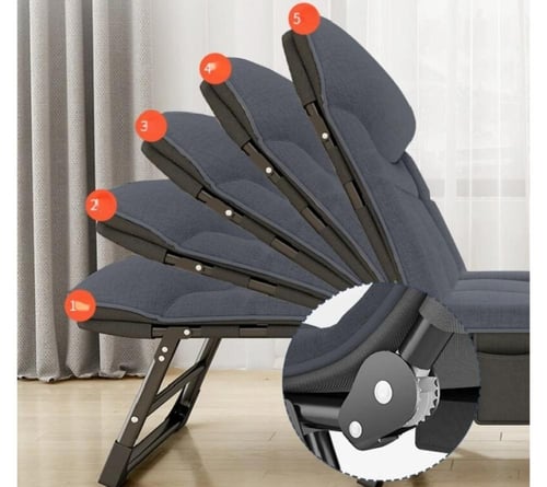 سرير رحلات ناعم قابل للطي بمخدة