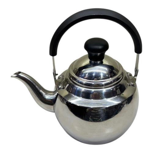 براد شاي استيل بشخال مقبض اسود 1.5 لتر