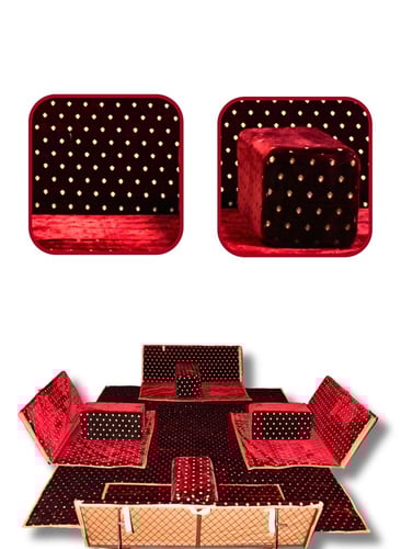 جلسة قماش تركي حديد بقلاوة